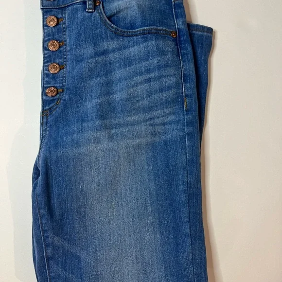 LOFT High Rise Blue Jeans - 28 - Picture 12 of 13